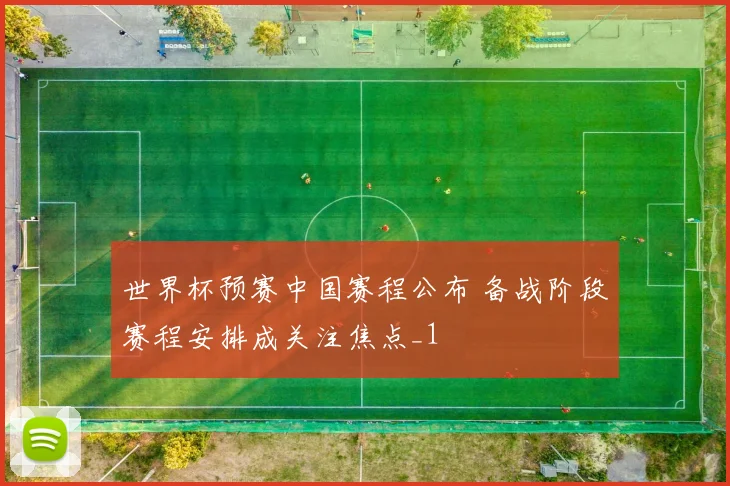 世界杯预赛中国赛程公布 备战阶段赛程安排成关注焦点_1